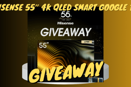 Hisense 55″ 4K Mini-LED QLED Smart Google TV giveaway